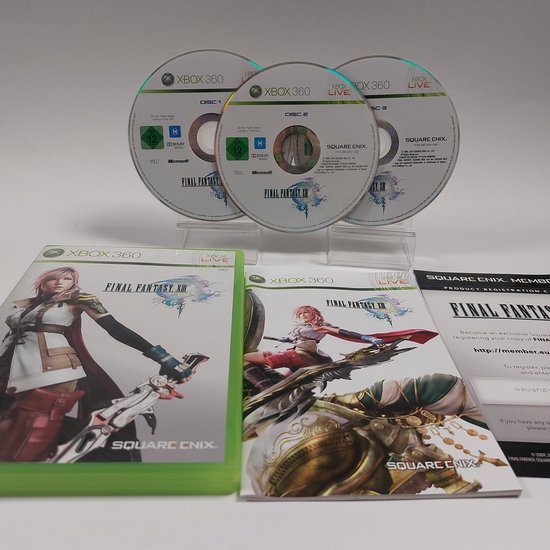 Final Fantasy XIII - Xbox 360 - Bon état - Complet - Pal
