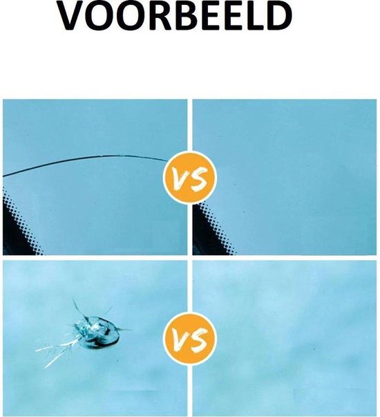 Einparts Auto Voorruit Glas Barst Complete Reparatie Kit met