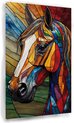 Cheval en vitrail