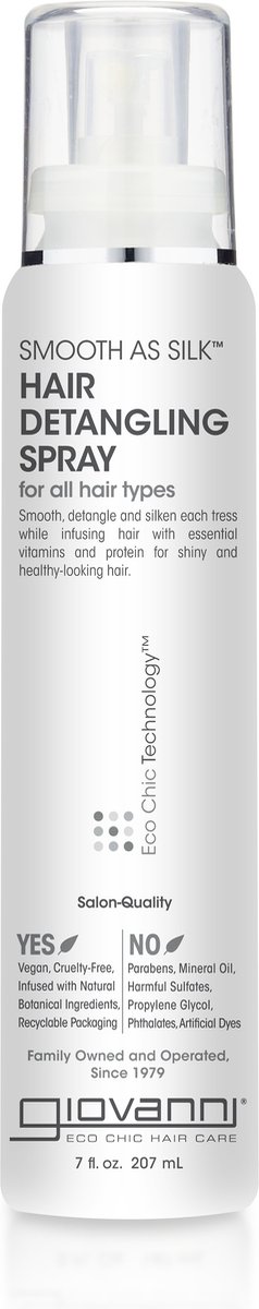 Giovanni Cosmetics -Smooth As Silk Hair Detangler Spray - 207 ml