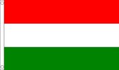CHPN - Vlag - Vlag van Hongarije - Hongaarse vlag - Hongaarse Gemeenschaps Vlag - 90/150CM - Hungary flag - HU - Boedapest