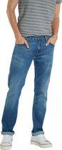Wrangler Heren Jeans Broeken Greensboro regular/straight Fit Blauw 31W / 32L Volwassenen