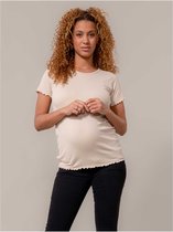 Prénatal zwangerschapsshirt - Zwangerschapskleding - Almond - Maat L