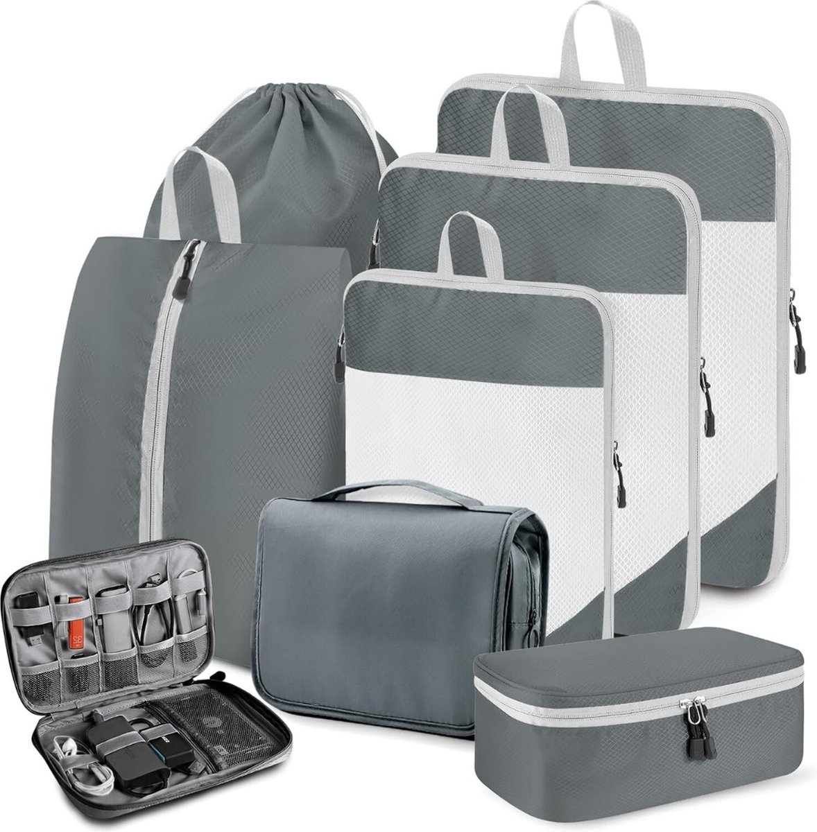 Packing Cubes Backpack - Backpack Organizer - Packing Bags Backpack - Packing Cubes Compression - Compression Cube