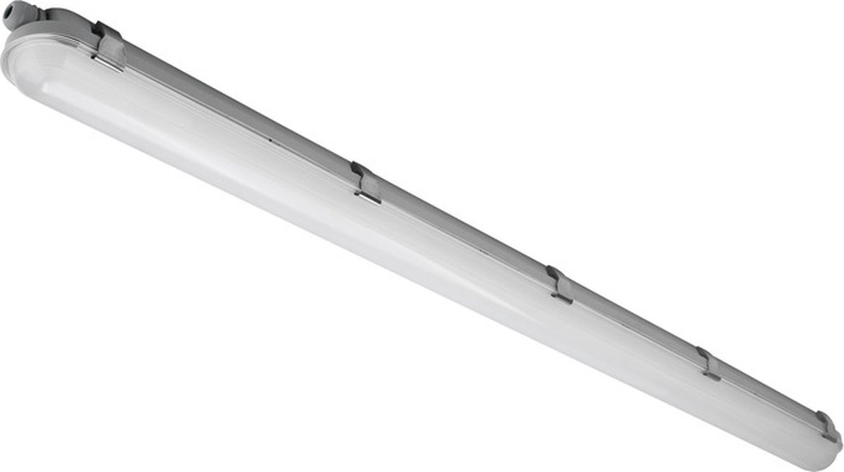 OP=OP Integral Opbouw LED TL-armat 150cm 32W/57W Instelbare Lichtkleur IP65 IK08 | Geen fitting | Warm Wit-Koel Wit-Daglicht | 32-57 watt | 50.000 Branduren