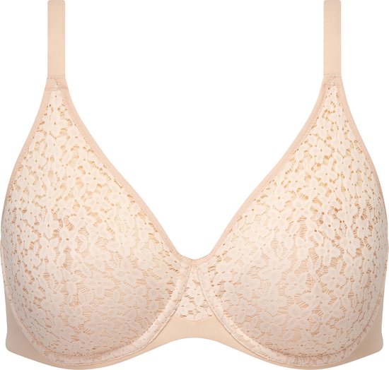 Chantelle - Easy Feel Floral Touch - Dames - Cup-BH - met beugel - Smalle bandjes, zwart, 75E