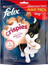 5x Felix Crispies Maxipack Zalm - Forel 180 gr