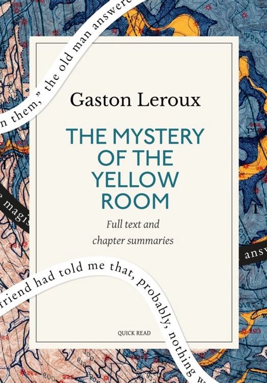The Mystery of the Yellow Room: A Quick Read edition - cover