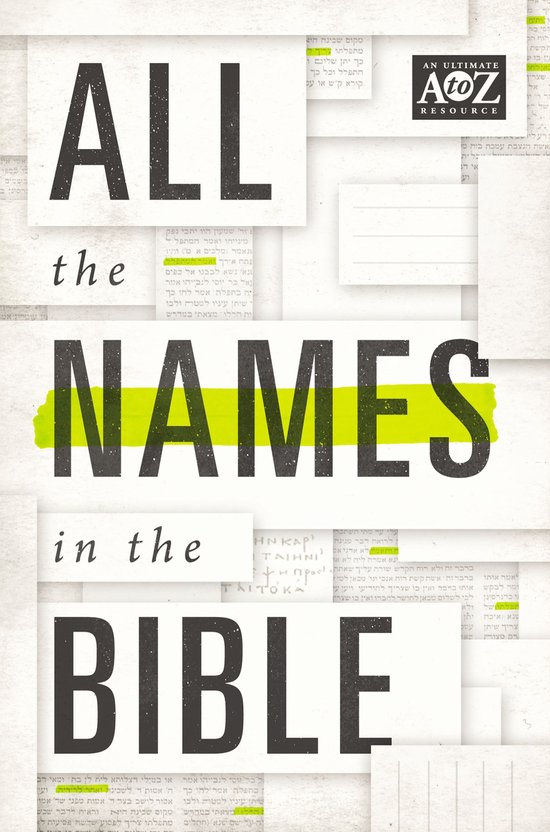 All the Names in the Bible - cover