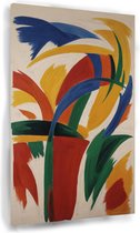 Abstract Franz Marc stijl - Franz Marc muurdecoratie - Canvas schilderij abstract - Landelijke schilderijen - Canvas - Muurkunst - 50 x 70 cm 18mm