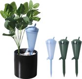 4 stuks plastic irrigatieballen, plantenirrigatieapparaten, automatisch zelfbewateringssysteem voor planten, binnen, buiten, kamerplanten, tuin, bloemen