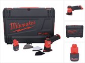 Milwaukee M12 FDSS-251X accupuntenslijpmachine 12 V 88,8 x 63,5 mm borstelloos + 1x accu 2,5 Ah + HD box - zonder lader