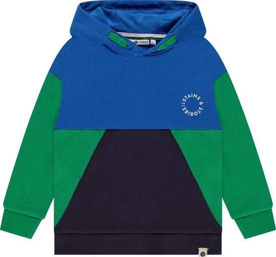 Stains and Stories boys sweatshirt Jongens Trui - river - Maat 92