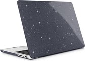 Glitter Cover - Geschikt voor MacBook Pro 14 inch - Case - Hardcase - A2442/A2779/A2918/A2992 M2,M3 (2021-2023) - Glitters Zwart