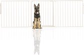 Bettacare Premium Multi-Panel Flexibele Huisdierenbarrière Assortiment, Wit, tot 216cm Breed (32 opties beschikbaar),Hondenbarrière voor Huisdieren Honden en Puppy's, Puppybarrière geschikt voor binnen- en buitengebruik