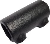 ABsteigerhout - Zwarte Buiskoppeling - Koppelmof - Ø 26,9mm - Mat zwart gecoat