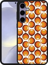 Cazy Hardcase Hoesje geschikt voor Samsung Galaxy S24+ 70s Oranje