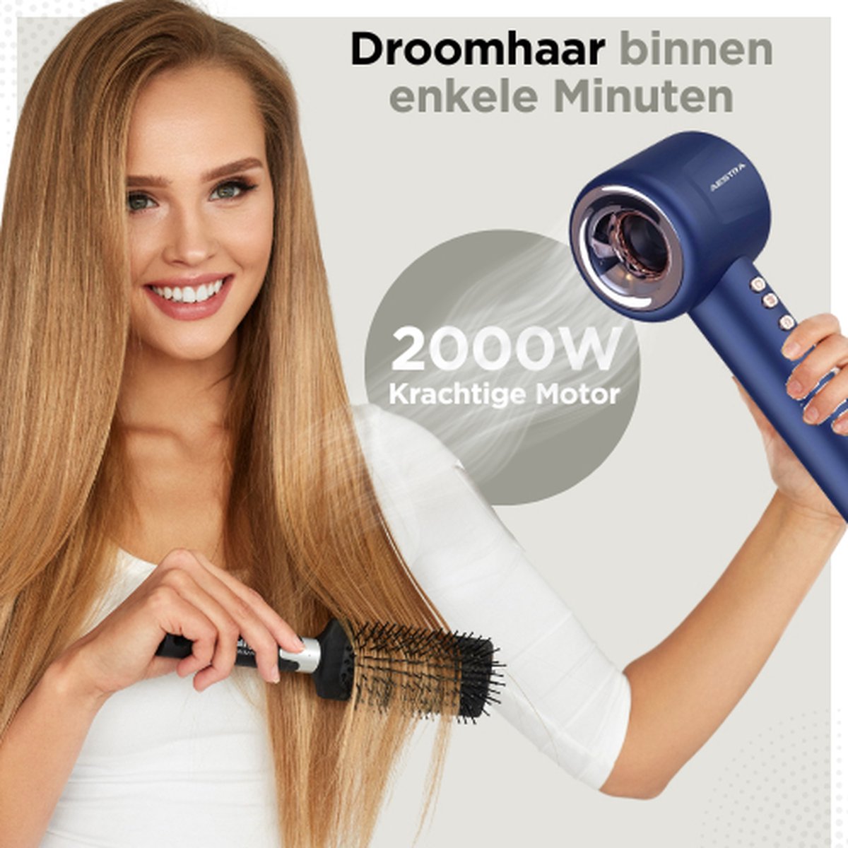 Föhn met Diffuser - Aestra - 110.000RPM - afbeelding 3