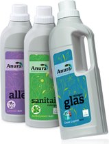 Anura Refill Voordeelverpakking-Allesreiniger-Badkamer reiniger-Glasreiniger