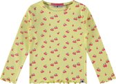 Stains and Stories girls shirt long sleeve Meisjes T-shirt - yellow - Maat 98