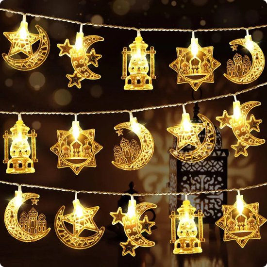 Koboko Ramadan lichtsnoer, decoratieve ledverlichting met