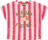 Stains and Stories girls t-shirt short sleeve Meisjes T-shirt - teaberry - Maat 140