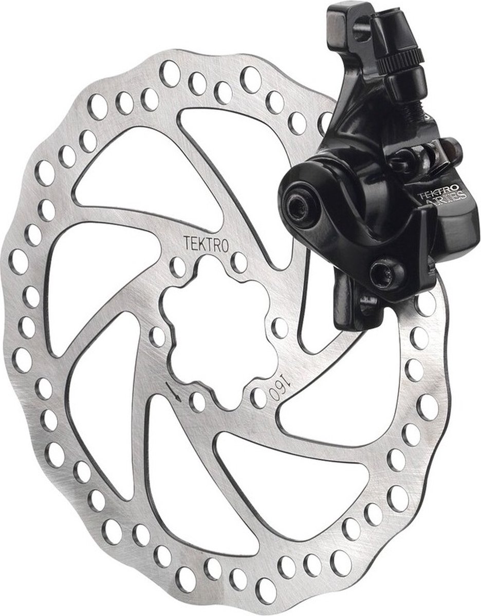 Tektro Aries md-m300f mechanische schijfrem achter met rotor 160mm