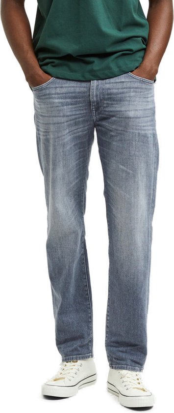 Selected Homme Heren Jeans Broeken SLH196-STRAIGHTSCOTT 22604 regular/straight Fit Grijs 31W / 34L Volwassenen
