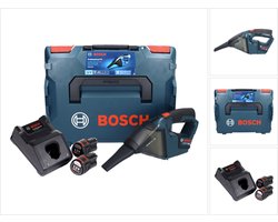Bosch GAS 12V Professionele snoerloze stofzuiger 12 V 0,35 l + 2x accu 3,0 Ah + lader + L-Boxx