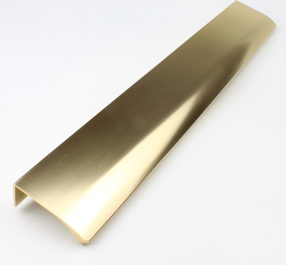 Profielgreep Christien - 192 mm - messing - - geschikt voor binnen - industrieel