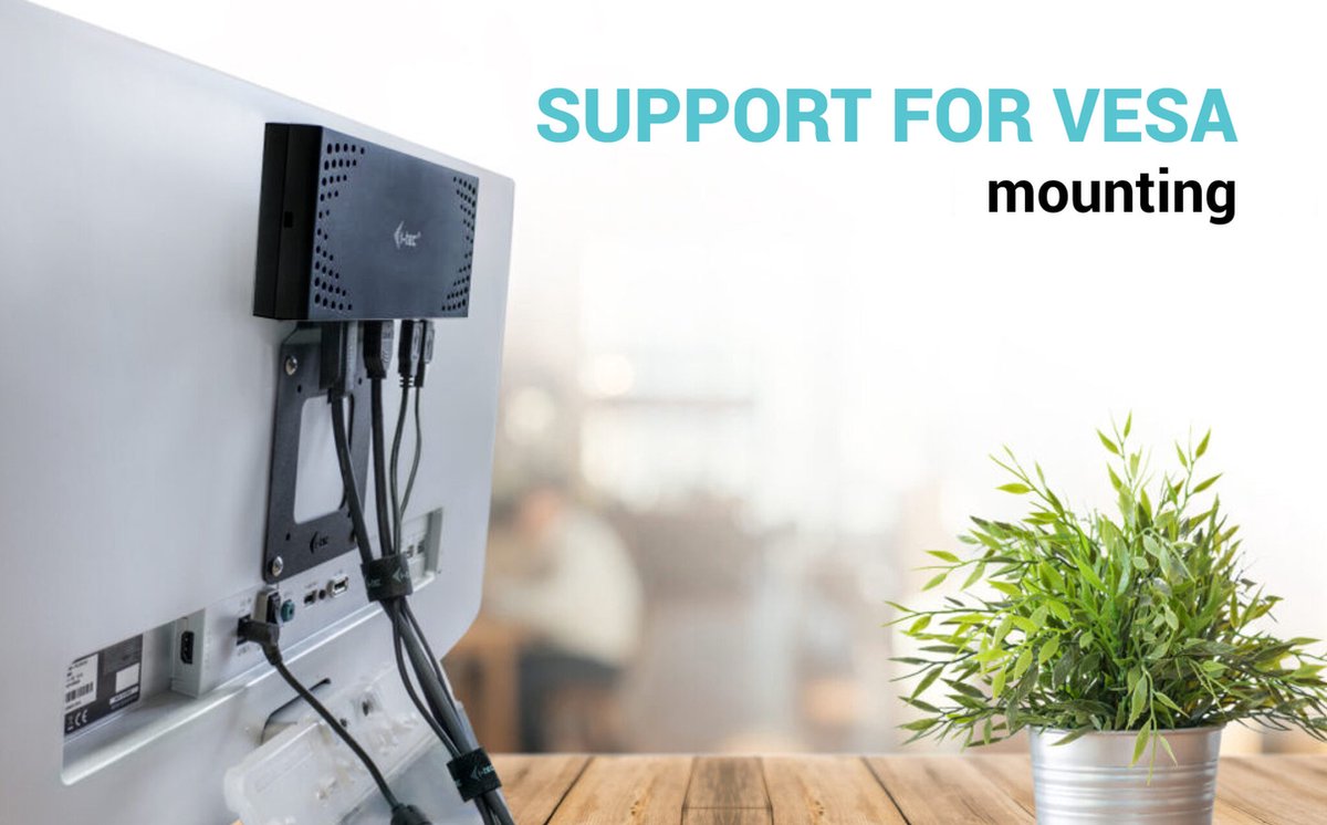 i-Tec - Universeel USB-C/Thunderbolt Docking Station - 3 x 4K Video uitgangen - 4 x USB-A (10Gbit/s) - 2 x USB-C (10Gbit/s) thumbnail 5