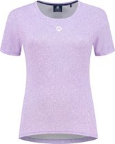 Rogelli Sparkle Sportshirt Dames Korte Mouw - Hardloopshirt - Lavendel - Maat M