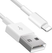 Witte 2m lange kabel Geschikt voor Apple Lightning - Triple Pack