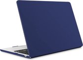 Coque Macbook Air 2022 - 13,6 pouces - Blauw Foncé Mat - Coque MacBook Air (Puce M2) - Coque adaptée pour Apple MacBook Air (A2681)