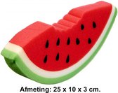 NTB Bad- en Douchespons - Groot - Watermeloen - Afmeting: 25 x 10 x 3 cm.