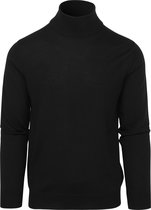 Suitable - Merino Coltrui Zwart - Heren - Maat L - Slim-fit