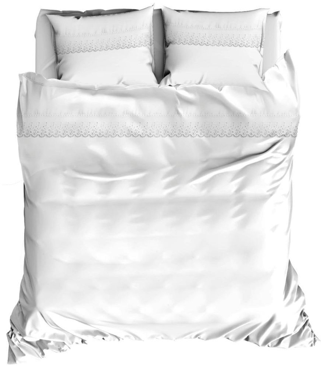 Romanette Vienna dekbedovertrek - Wit - Lits-jumeaux (240x200/220 cm + 2 slopen)