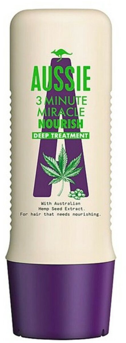 Haarmasker 3 MINUTE MIRACLE HEMP Aussie 8070777 (250 ml) 250 ml