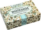 Goloka - white sage - natural soap - witte salie - zeep - 75 gram