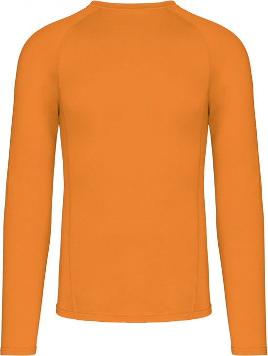 SportOndershirt Unisex L Proact Lange mouw Orange 88% Polyester, 12% Elasthan