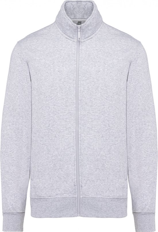 Sweatshirt Heren 4XL Kariban Rolkraag Lange mouw Oxford Grey 80% Katoen, 20% Polyester