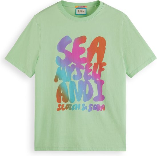 Scotch & Soda Front Artwork T-shirt T-shirt Homme - Taille S