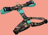Harnais pour chien Morso H-Harness Réservoir d'encre recyclée Vert