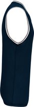 Tank Top Unisex XS Proact V-hals Mouwloos Navy / White 100% Polyester