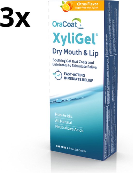 Oracoat Xyligel Speekselvervanger - 3 x 50ml - Voordeelverpakking