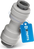 Dparts 1/4" koppeling voor waterslang Amerikaanse koelkast (6mm - 6,35mm) - Geschikt voor Samsung en LG