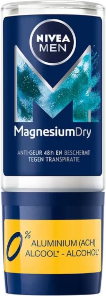 Goedkoopste Nivea Men Deo-roll on 48h Magnesium Dry 50 ml