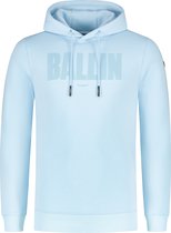 Ballin Amsterdam - Heren Regular fit Sweaters Hoodie LS - Lt Blue - Maat M