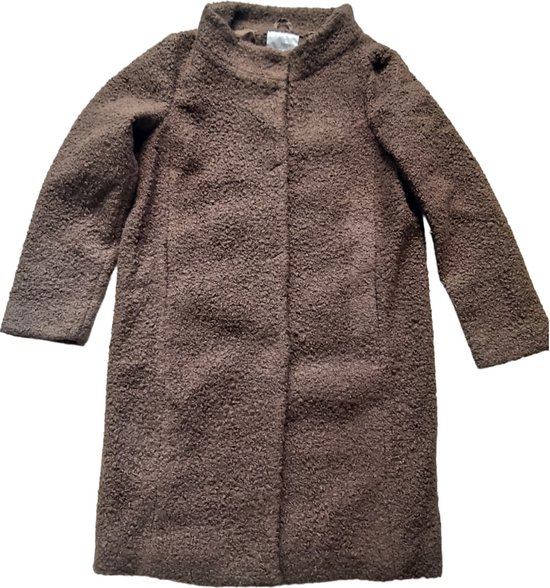 Glo- Story teddy soft manteau intermédiaire long marron L