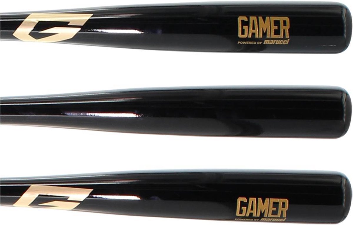 Batte Baseball Marucci Gamer Bois D'érable 2023 - 33 Pouces/30 Oz - Noir - Peu Utilisée